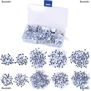 [COD] Bsuimki Tự dính hỗn hợp mắt cho đồ chơi búp bê googly wiggly mắt Phụ kiện tự làm