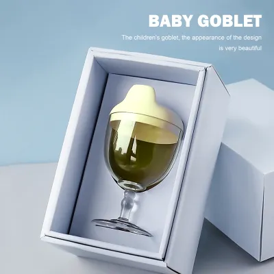 Baby Goblet - No Spill Baby Sippy Cup Wine Glass Infant Toddlers Feeding Cup