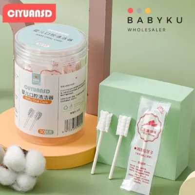 Baby oral care cleaner / Sikat stik kasa pembersih lidah mulut bayi