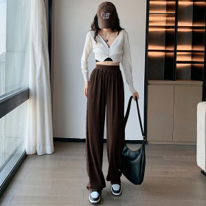 QJshop มาใหม่ กางเกงแฟชั่นขายาว สีพื้นเรียบง่าย ใส่ได้ทุกลุค ทรงหลวม เข้ากับทุกการแต่งกายเลยน้าาา ผ้านิ่มมาก ของมันต้องมีน้าาา