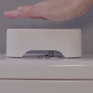 Inmazing Automatic Toilet Flush Button Touchless Flusher Infrared Auto Sensor Switch Flushing Kit Smart Modern Hygiene Washroom Bathroom