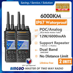 OKARADIO P100plus Network Incercom Global POC 4G/5G Walkie Talkie Long Range 5000KM No Distance Limit Waterproof IP67 UHF VHF Two Way Radio Repeater