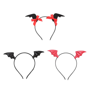 Cartoon Bat Wing Headbands Bat Hair Hoop for Halloween Party Wear Cosplay Theme Party Costume Creative Hairband