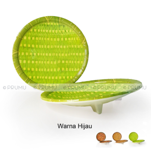 Piring Melamin Bulat 11 inch - Piring Cafe - Piring Hotel - Piring Resto - Piring Motif - Piring Cantik - W 7611