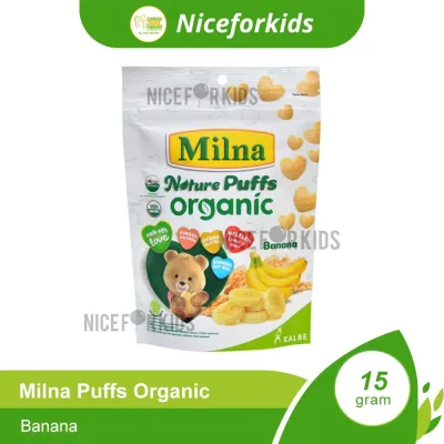 Milna Nature Puffs 15gr Camilan Bayi dan Anak / Snack Bayi