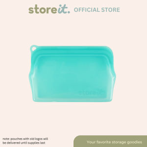 Store It Reusable Silicone Storage Bag Organizer Small 330ml (INDIVIDUALLY SOLD) Platinum Silicone *NO WRISTLET BAG ONLY