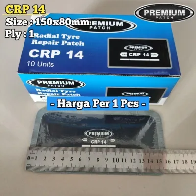 1 Pcs CRP14 PREMIUM Harga Per 1 Pcs/biji/lembar - Karet tambal ban luar - BESTPATCH PREMIUM
