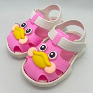 909+19 IMPORT Sandal Bayi Anak Laki-Laki Perempuan Sandal Balita Karet Lentur Karakter Bebek Ukuran 18-23