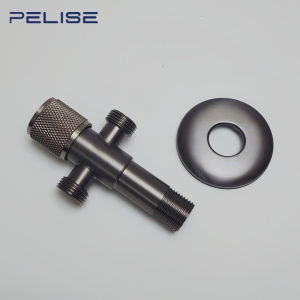 Pelise Angle Valve One Inlet Two Outlets Dual Switch Faucet Control Independent Operation G1/2" Universal Interface for Washroom
