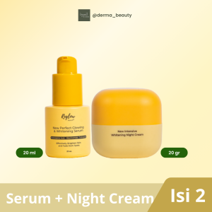 Reglow Perfect Glowing and Whitening Serum & Reglow Intensive Whitening Night Cream Original