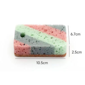 1PC Natural Wood Pulp Sponge Brush Washing Kitchen Small Items Utensils Dishwashing Cleaning Sponges