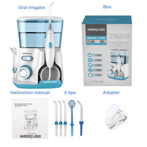 Tooth washer Tooth cleaner Dental Water Jet Oral Irrigator Floss Dental Water Jet Cords Tooth Pick DeDental Water Jet Oral Irrigator Floss Dental Water Jet Cords Tooth Pick Dental Health Whitening Clean Oral Irrigator Electric Floss