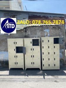 Tủ locker nhiều ngăn - nhận đặt hàng theo yêu cầu sơn dầu và tĩnh điện giá rẻ tại xưởng nội thất ATD