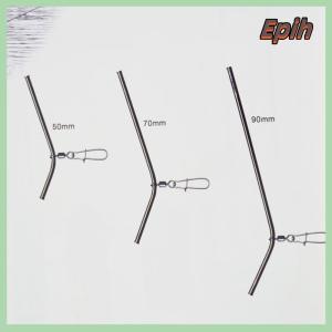 [Epih] 5pcs Fishing Balance Connectors 5 7 9 12CM Small Style Brass Tube Fishing Tackle Anti-Tangle Feeder Boom Fish Accessories