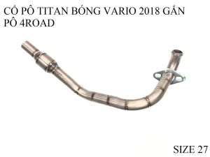 [HCM]CỔ PÔ TITAN BÓNG GẮN PÔ 4 ROAD VARIO 2018