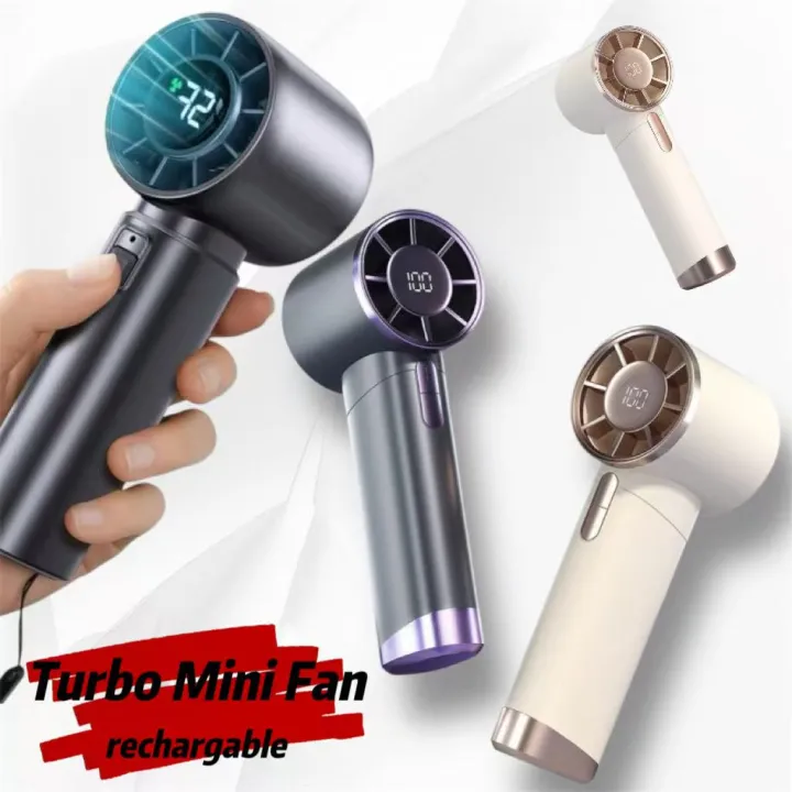 BINLU%20Portable%20Mini%20Fan%20Rechargeable%20Turbo%20%7C%20LED%20Battery%20Display%20High%20Speed%20Cooling%20USB%20Charging%20Lightweight%20Travel%20Office%20Home%20Philippines%20%7C%20Compact%20Strong%20Wind%20Long%20Lasting%20Battery%20-%20Electricfan%20Rechargeable%20-%20Image%202
