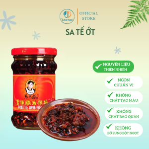 SA TẾ ỚT CAY GIÒN LAOGANMA 210G ớt chưng thơm ngon đặc biệt