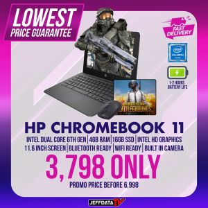 Hp Chromebook Intel celeron   4gb 160gb emmc Intel Hd Graphics 11.6" Display Wifi Ready