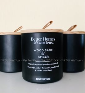 Nến thơm BETTER HOMES & GARDENS 368gr 13oz bấc gỗ 9 mùi