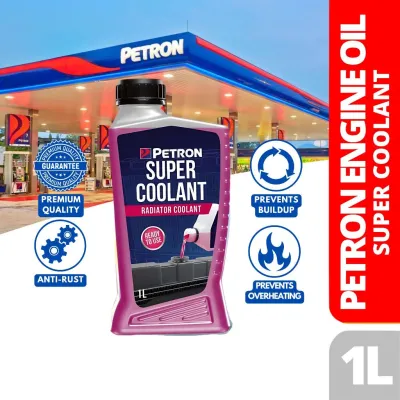 Petron Super Coolant 1L - Pink & Green | Prevents Rust Overheating Long-Lasting Radiator Protection