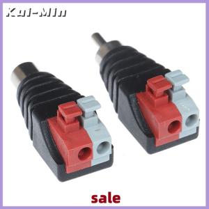 Kui-Min Speaker Wire A V Cable to Audio Male Famale RCA Connector Press Plug Terminal