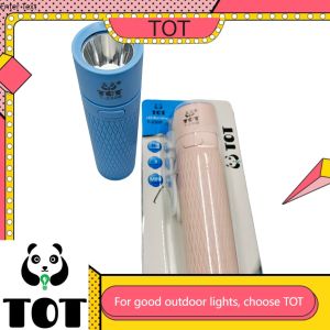 Outdoor pocket flashlight mini flashlight 3 lighting modes USB rechargeable small flashlight
