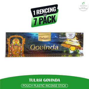 Dupa India Aromaterapi Pouch Plastic - Tulasi Govinda 35 Sticks