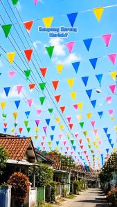 150 Flag 100M Merdeka Triangle Flag Bunting Malaysia National Day Event Colour Flagline Decoration 20×32CM