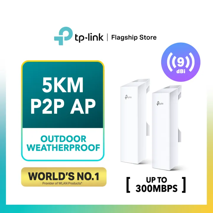TP-Link Long Distance 9dbi Point to Point Outdoor Wireless Access Point (5km) CPE210