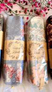 [Stok KL] PACK OF 25 Pcs Souvenir Pouch Batik Wallet  Wedding Souvenir Pen Pouch Batik Pencil Case Door Gift
