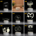 3 Color 3D Light LED Table Lamp Lampu Tidur Meja Anak Hadiah Birthday Guru Cikgu Teacher Gift 小夜灯. 