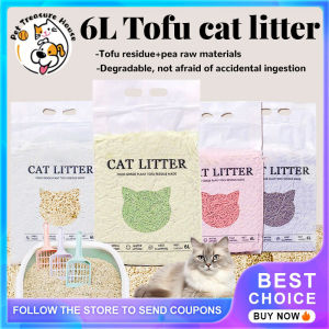 Cat Litter sand Tofu 6L Food Plant Tofu Residue Made Cat Sand Tofu Cat Litter Sand Deodorant Cat Litter