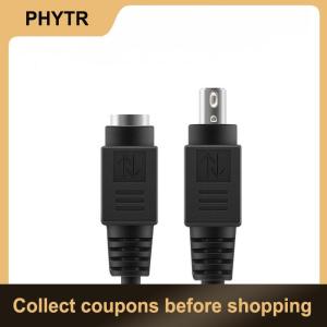 【PHYTR】 1 Piece Pure Copper Mouse Keyboard Extension Cable Head Round PS2 Male To Male To Female 6 Pin MD6 Pin Extender