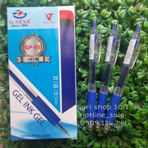 Hộp 12 cây bút gel Gstar GP 05 theo tiêu chuẩn Hàn Quốc ngòi 0.5mm