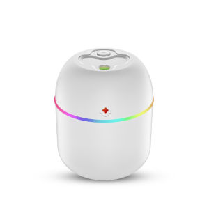 Lucky Clover Mini Humidifier Portable USB Charging Air Humidifier Silent Operation Compact Personal Air Moisturizer for Home Office Travel