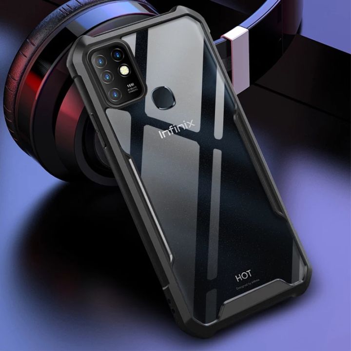 Case Transparan Oppo A3s Softcase Cover Airbag Free Tempered Glass