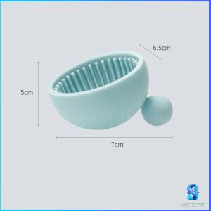 Serenity  ที่ทำความสะอาดแปรงแต่งหน้า ชามซิลิโคนล้างแปรงแต่งหน้า  makeup brush cleaning bowl
