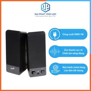 Loa Vi Tính Mini Genius SP-S110 Nhỏ Gọn Âm Thanh Sống Động - Đại Phát Vĩnh Lộc