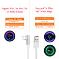 สาย Xiaomi 6A USB Type-C 120W สายค่าเทอร์โบข้องอ Esports สำหรับ Xiaomi 15 14T Pro 13 Redmi 13C 14C A3 Note 12 14 15 Pro Poco C85 C75 5G C55 M7 m6 F6โปร F7 X6พิเศษ X5โปร X3 Black Shark 5 Redmebook Pro. 
