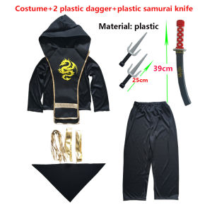 Carnival Ninja Costume for Adult Cosplay Halloween Male Clothes Man Clothing