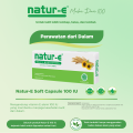 [NATUR-E] Suplemen Kulit DAILY NOURISHING NATURAL VITAMIN E 100 IU isi 16 Kapsul Mengurangi Jerawat dan Bekas Jerawat Merawat Kulit Wajah Berminyak Merawat Kelembapan Kulit Sehat Mengatasi Kulit Kering dan Kusam. 