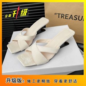 [Free Shipping] Elegant Evening High Heels Stiletto Heels WomenS Outdoor Wear Retro Open-Toe Sandals Summer Slippers