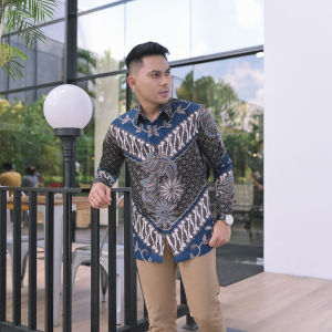 Jayabaya Batik Jayandaru Kemeja Batik Pria Lengan Panjang
