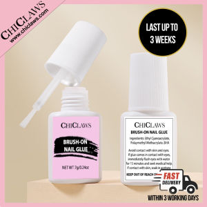 [SG] CHICLAWS Fast Drying Brush-On Glue 7g Professional Manicure Super Glue Press On Nails Fake Nails Adhesive