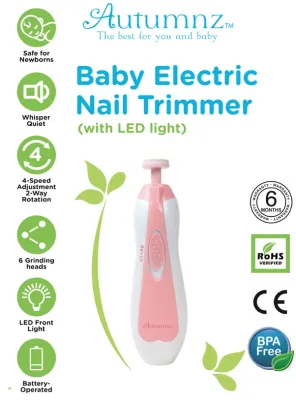 Autumnz Baby Electric Nail Trimmer