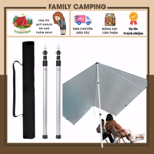 Cọc chống lều thanh chống mái hiên lều chống tăng hợp kim nhôm siêu bền dài 23 m (Có ảnh và video)