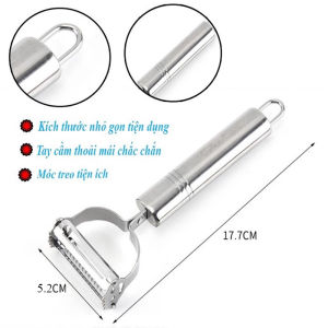 Dụng Cụ Nạo Bào 3in1 Sợi Chất Liệu Inox Nhỏ Gọn Cây Nạo Rau Củ Quả Nhanh Chóng Đa Năng Tiện Dụng Dễ Sử Dụng