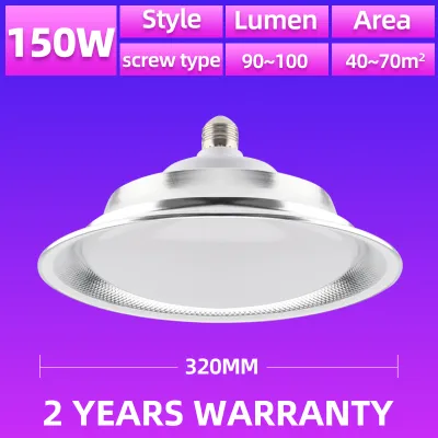 KKSKY โคมไฟโรงงานไฮเบย์ high bay 100w 150w 200w 220V โคมไฟไฮเบย์ ใช้สำหรับ การประชุมเชิงปฏิบัติการ ศูนย์กีฬาในร่ม สนามบาสเกตบอล ซูเปอร์มาร์เก็ต ที่จอดรถ