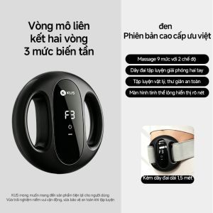 Máy Massage Bụng Giảm Mỡ Lười Biếng Đa Năng - Súng Fascia Vòng Rung Đốt Mỡ Tạo Hình Eo Thon & Chân Thon Gọn Massage Toàn