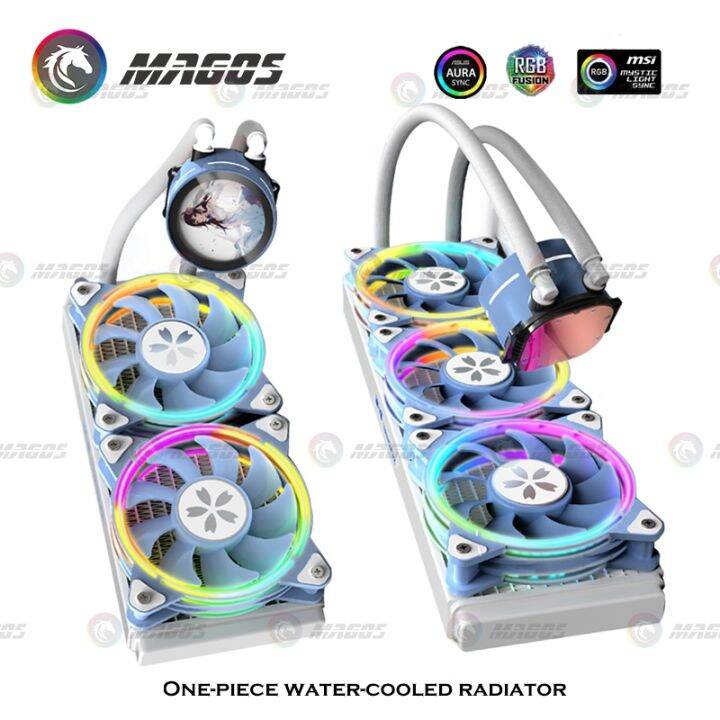 ✹☸ ZEAGINAL YESTON Sakura Hitomi 240/360 AIO CPU Cooling Kit All-in-one  Water-Cooled CPU Radiator 900-1800RPM 5V 3Pin SYNC | Lazada PH